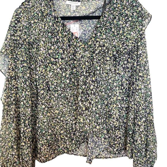 Nwt Topshop Ruffle Detail Blouse - Picture 6 of 15